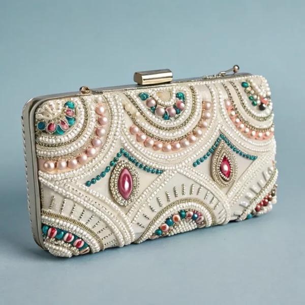 Elegant Clutch with Beading
