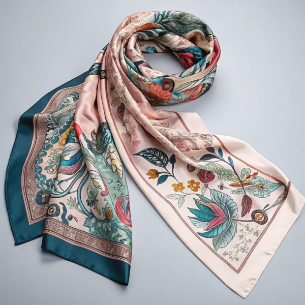 Colorful Silk Scarf