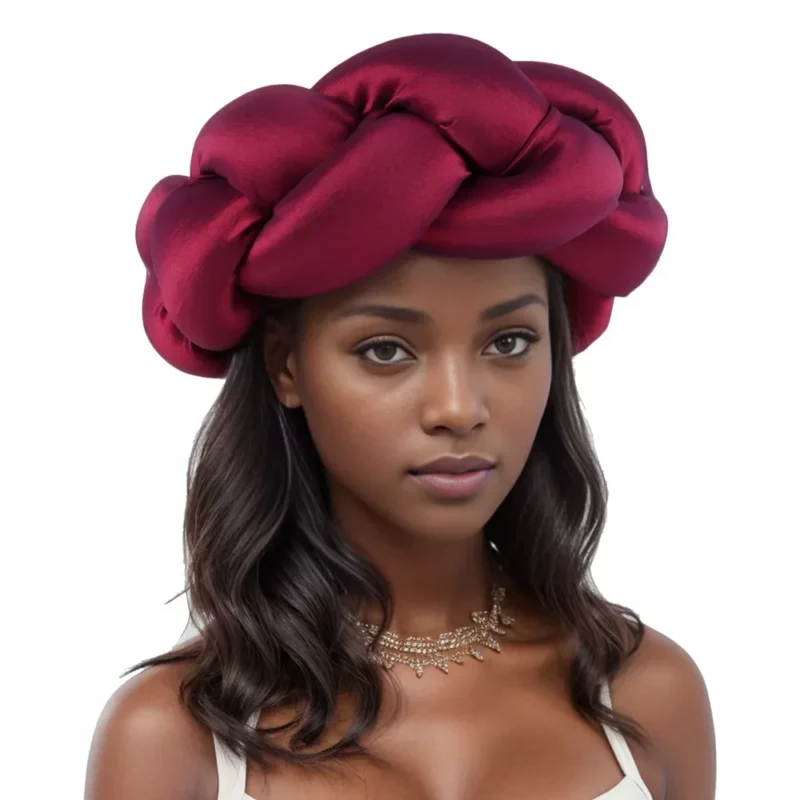 Summer Autumn Fashion African Men Solid Color Headtie Hats African Headband Dashiki African Accessories - Image 2
