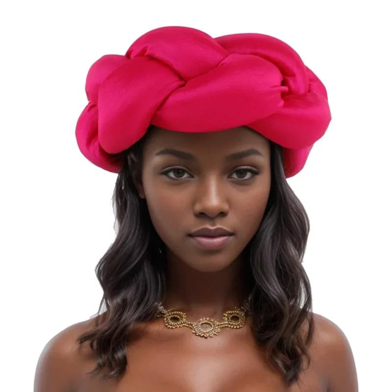 Summer Autumn Fashion African Men Solid Color Headtie Hats African Headband Dashiki African Accessories - Image 3