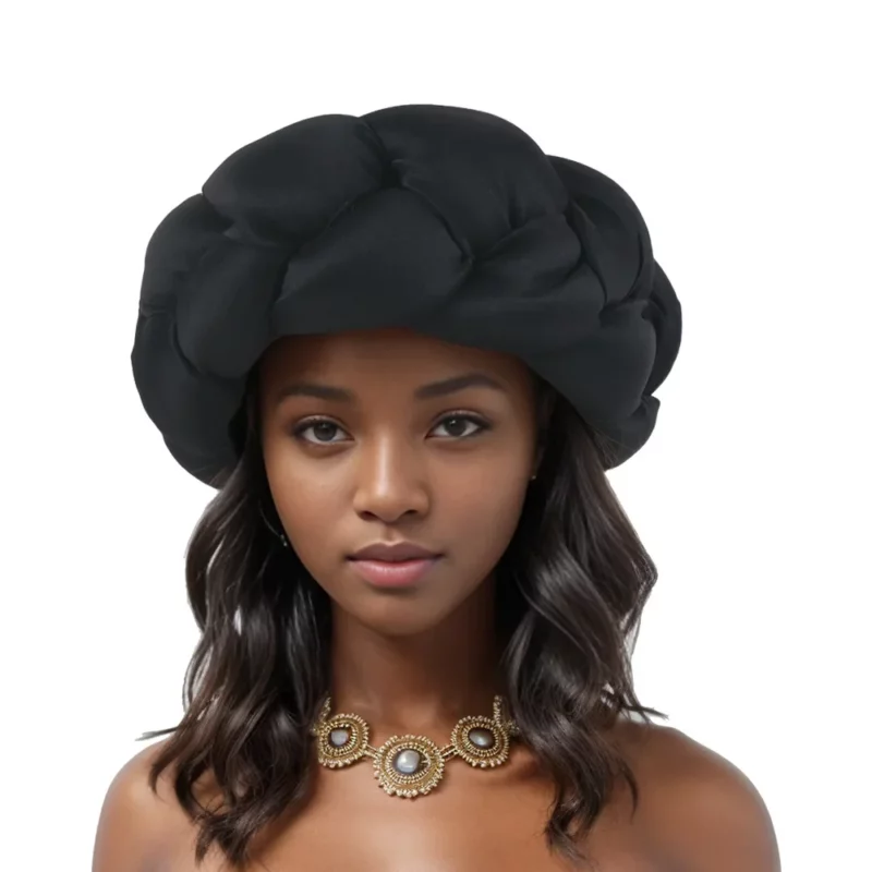 Summer Autumn Fashion African Men Solid Color Headtie Hats African Headband Dashiki African Accessories - Image 6