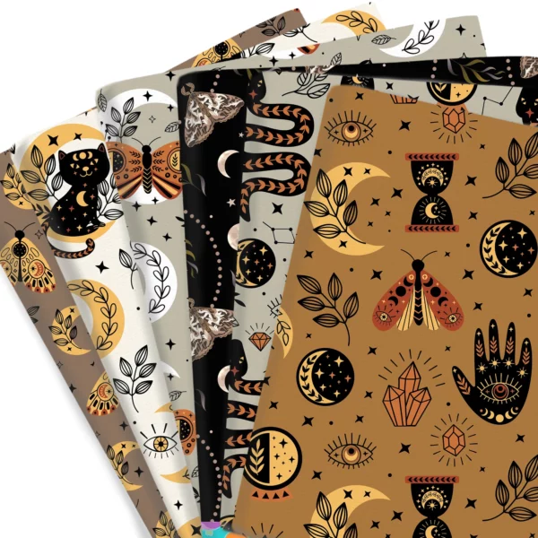 50*145cm Magic Patchwork Printed Polyester Cotton Fabric for Tissue Sewing Quilting Fabrics Needlework Material DIY Handmade