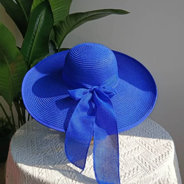 Beach Foldable Straw Hat uv protection Sun Hat Large Brim Outdoor Travel Holiday Foldable Beach Hat sombrero para sol mujer
