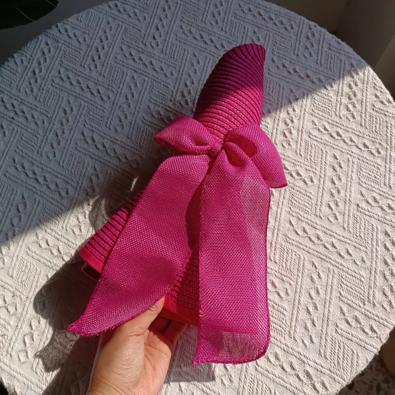 Beach Foldable Straw Hat uv protection Sun Hat Large Brim Outdoor Travel Holiday Foldable Beach Hat sombrero para sol mujer - Image 2