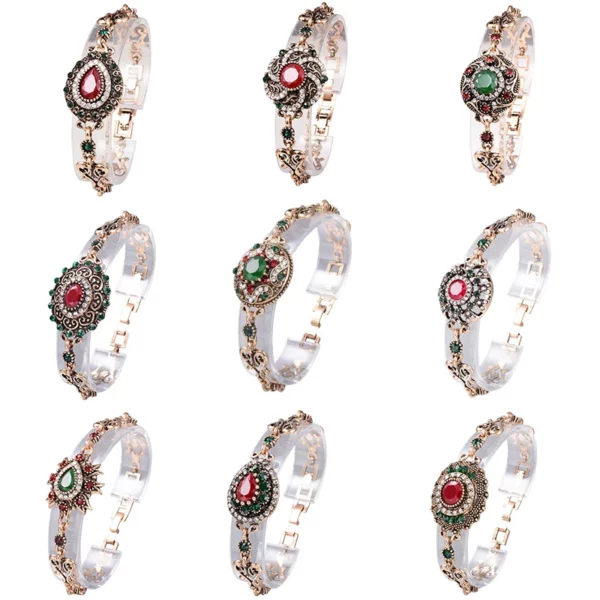 Best verkopende Boho Vintage Turkse sieraden Top hars goud kleur bedelarmband vrouwelijke armbanden armbanden voor vrouwen sieraden