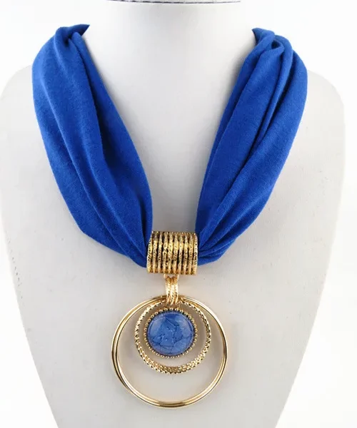 Klassieke Dames Hanger Ketting Ring Sjaal Maken Diy Sjaal Maat 60 cm * 40 cm Effen Eenvoudige Vrouwen Sjaals Accessoires Groothandel