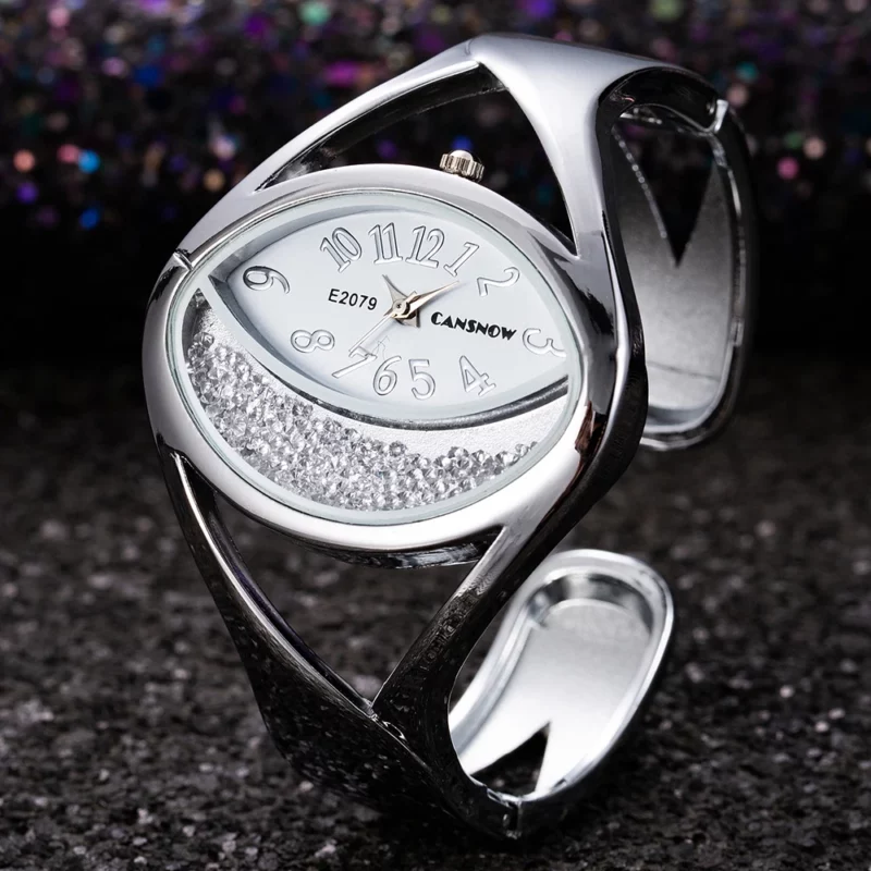 Luxe Gouden Dameshorloges Armband Horloge Vrouwen Horloges Luxe Strass Dames Horloge Klok Reloj Mujer Relogio Feminino - Image 3