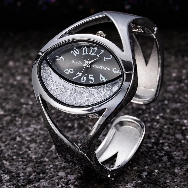 Luxe Gouden Dameshorloges Armband Horloge Vrouwen Horloges Luxe Strass Dames Horloge Klok Reloj Mujer Relogio Feminino - Image 2