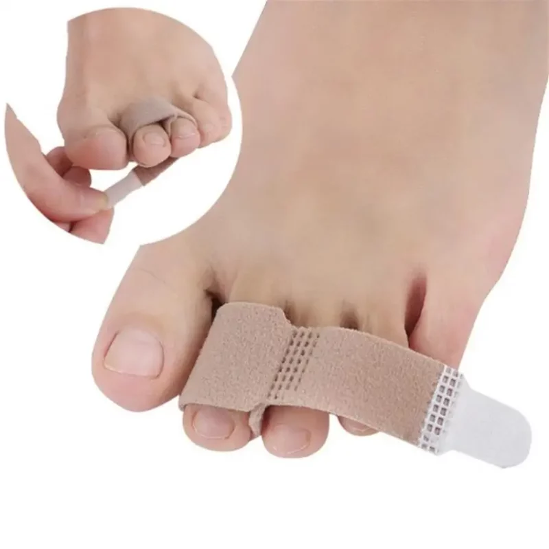 Stof Teen Vinger Stijltang Hamer Teen Hallux Valgus Corrector Bandage Teen Separator Spalk Wraps Voet Brancard Care Tool - Image 2
