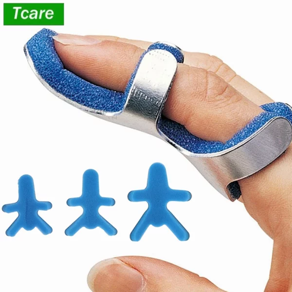 Tcare Medische Vinger Spalk Brace Kikker Phalanx Houding Corrector Aluminium Vinger Beschermen Ondersteuning Herstel Letsel Smeedbare Riem