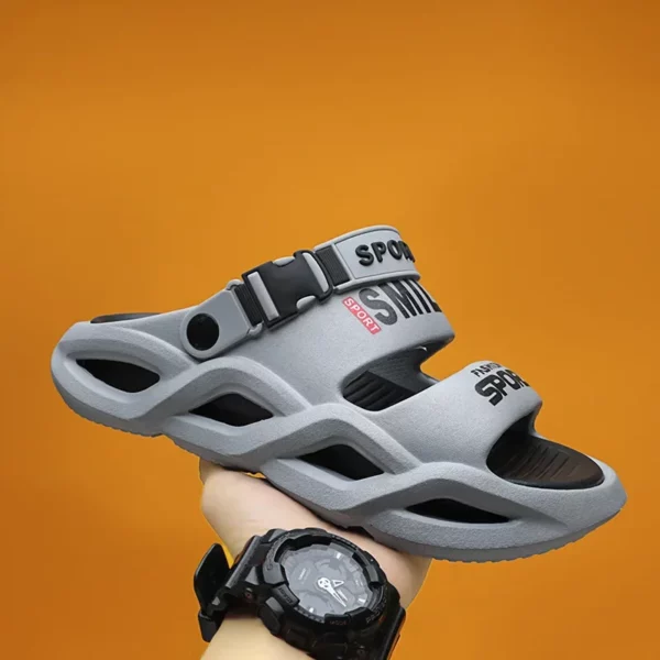 Heren zomer buiten antislip dikke bodem instapsandalen strandsporten rijden comfortabele EVA-materiaal dia's voor tweeërlei gebruik