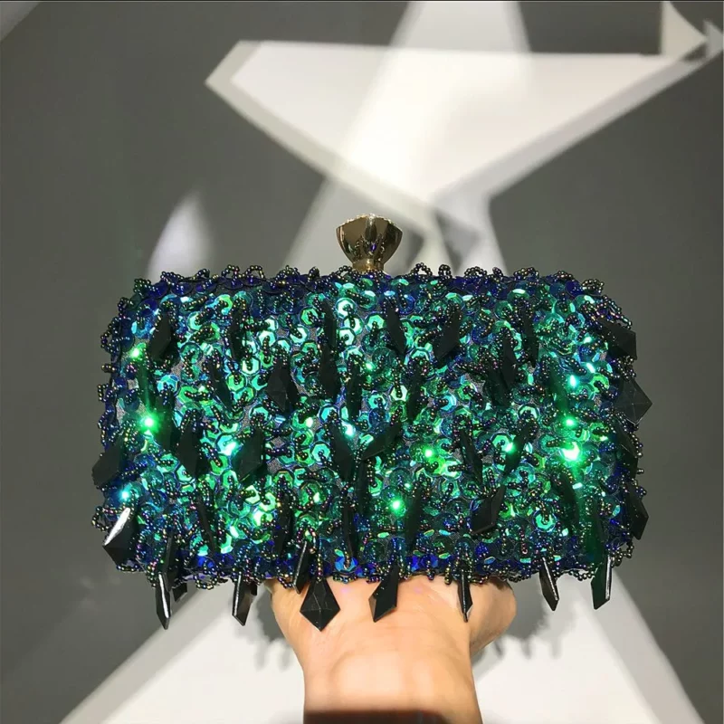 Crossbody Tassen Voor Dames 2023 Luxe Designer Fashion Party Handtassen Trendy Chain Cluth Sac De Luxe Femme Trouwtassen - Image 3