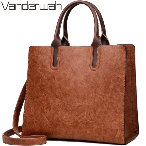 Vintage OLIE HUID Lederen Grote Casual Tote vrouwen tassen Hoge Kwaliteit vrouwen Handtassen Schoudertas Crossbody Tas Messenger Bags sac