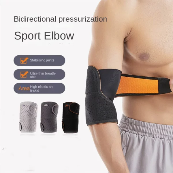 Armband Hoge elastische elleboogsteun Ademend verstelbaar arm mouwkussen Dikke elleboogbescherming Elleboogbrace Buitensporten