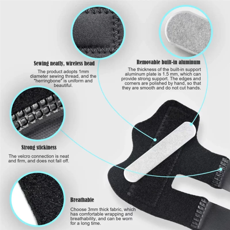 1PC Trigger Finger Splint Mallet Finger Splint - Vingerbrace voor artritis blessuresverstuiking - Past op index midden- en ringvingerpijn - Image 2