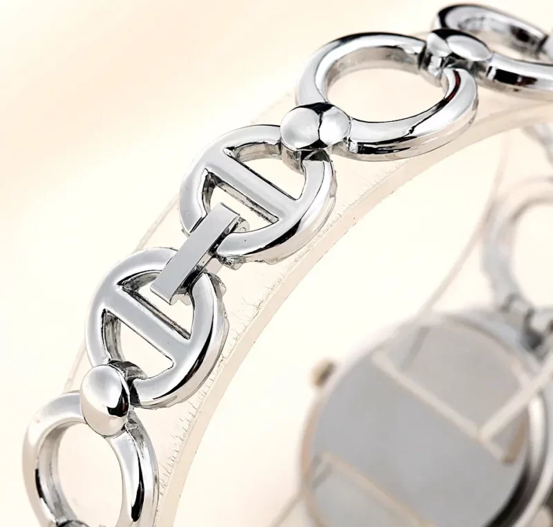 Vrouw armbandhorloge Hot Sale luxe luxe horloge roestvrij staal diamanten wijzerplaat Elegant zakelijk feest Wild Relogio Feminino - Image 4