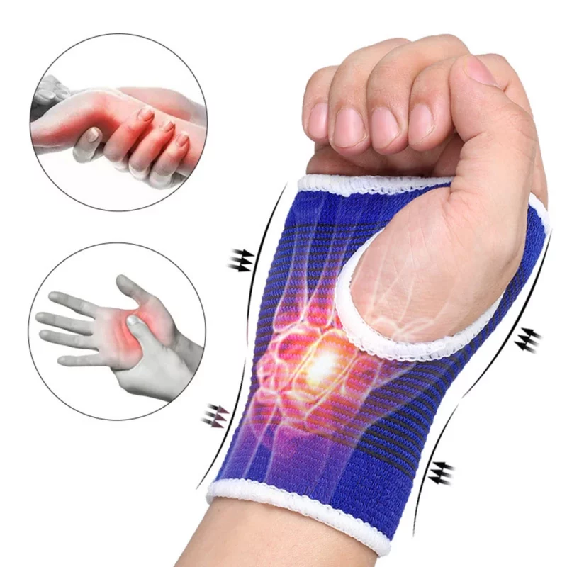 2-delige polssteun handbrace gym pols palmbeschermer carpaal tunnel tendinitis pijnverlichting sportveiligheid spierbescherming unisex - Image 3