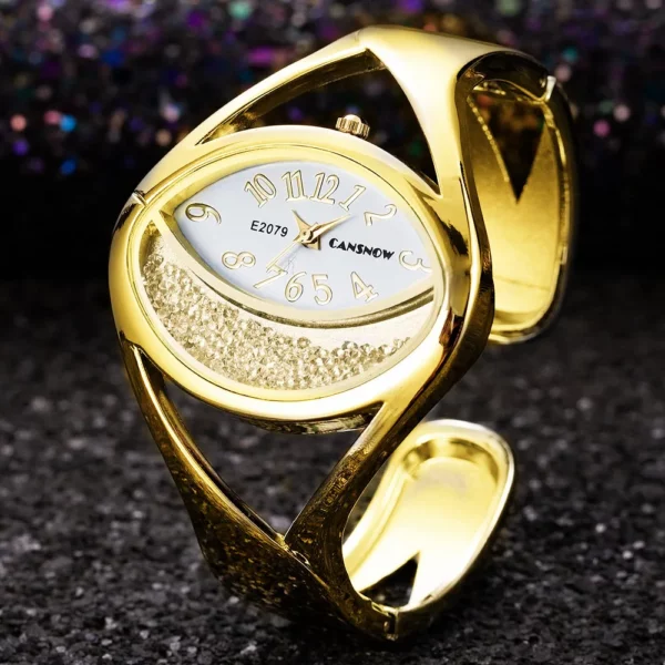 Luxe Gouden Dameshorloges Armband Horloge Vrouwen Horloges Luxe Strass Dames Horloge Klok Reloj Mujer Relogio Feminino