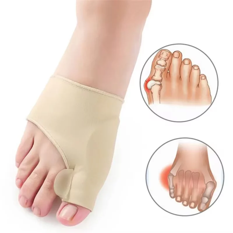 1 Paar Teen Separator Hallux Valgus Bunion Corrector Hamer Teen Stijltang Voet Pijnbestrijding Orthopedische Pedicure Gereedschap Voetverzorging - Image 2