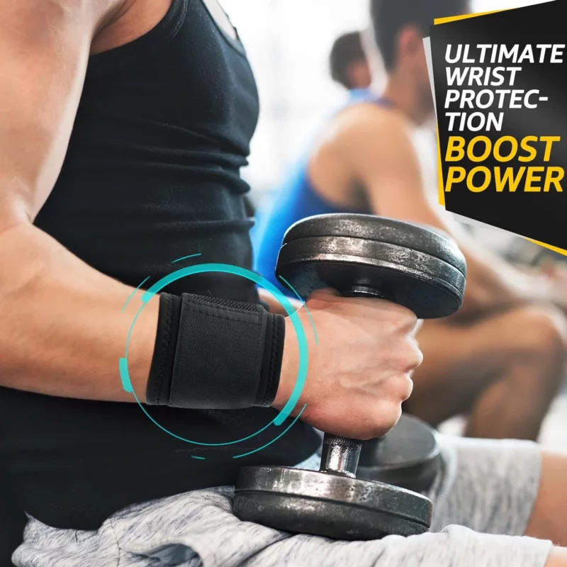 2-pack polscompressieriem polsbrace sportpolssteun voor fitness, gewichtheffen, tendinitis, carpaal tunnelartritis - Image 2