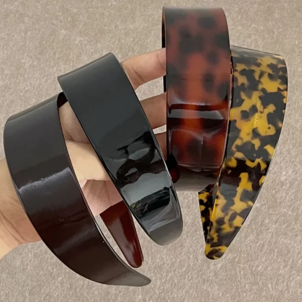 Acetaat haarband Brede comfortabele haarband voor dames meisjes modeaccessoire