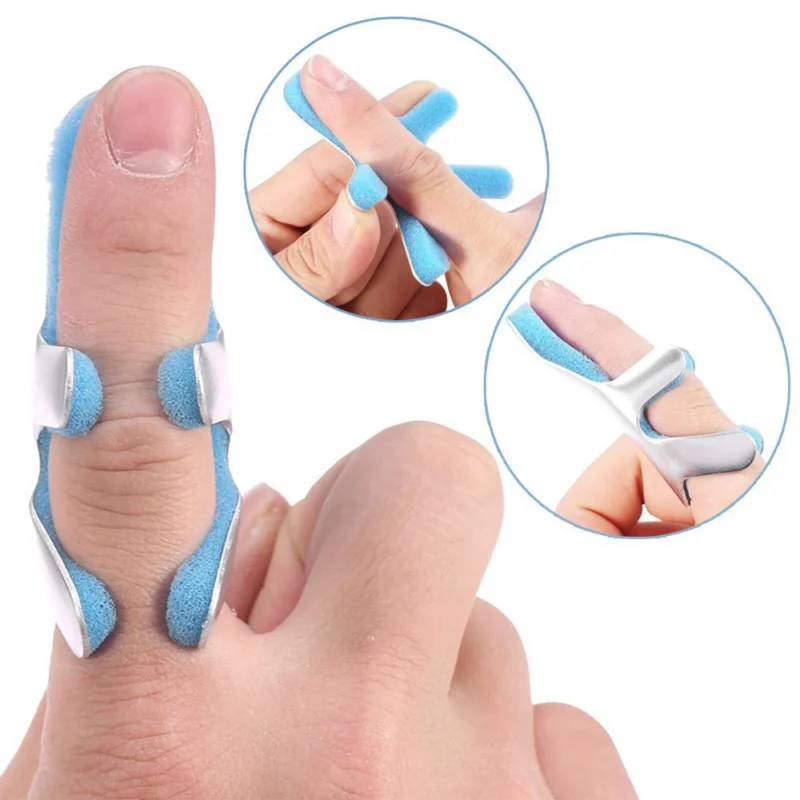 Tcare Medische Vinger Spalk Brace Kikker Phalanx Houding Corrector Aluminium Vinger Beschermen Ondersteuning Herstel Letsel Smeedbare Riem - Image 2