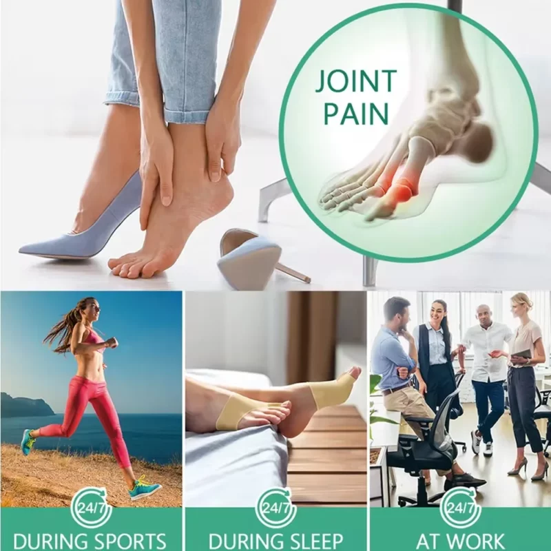 1 Paar Teen Separator Hallux Valgus Bunion Corrector Hamer Teen Stijltang Voet Pijnbestrijding Orthopedische Pedicure Gereedschap Voetverzorging - Image 5