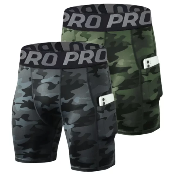 Compressieshorts Heren Zomer Sportkleding Training Panty Gym Fitness Legging Korte broek Sportbroeken Hardloopshorts Heren