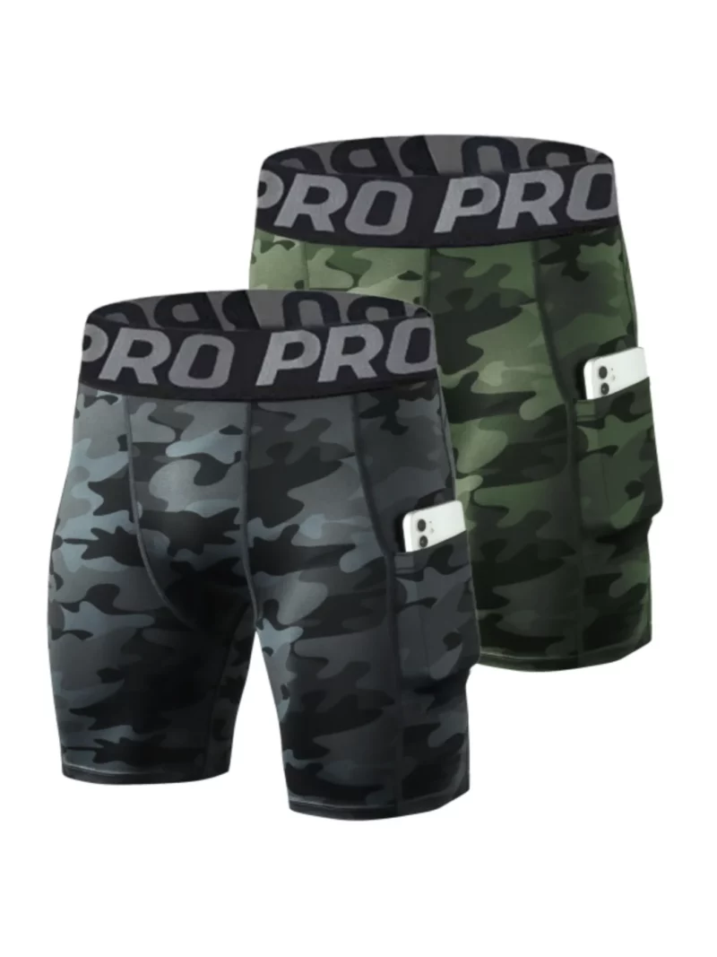 Compressieshorts Heren Zomer Sportkleding Training Panty Gym Fitness Legging Korte broek Sportbroeken Hardloopshorts Heren