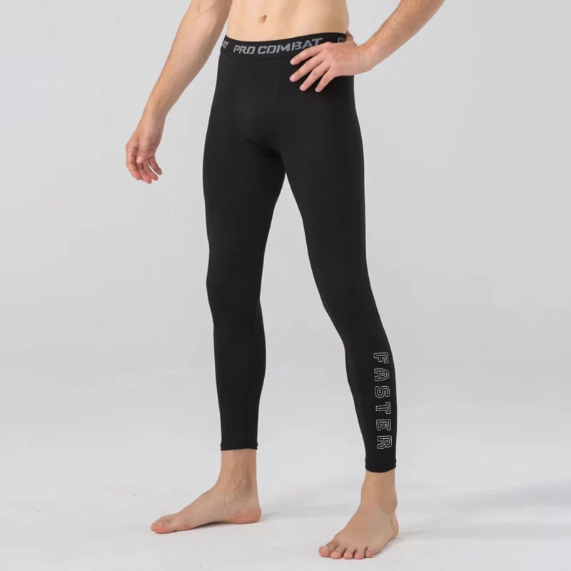 Compressiebroek voor heren Hardloopsportlegging Mannelijke trainingsbroek Broek Joggingtraining Sneldrogende fitnesslegging - Image 4