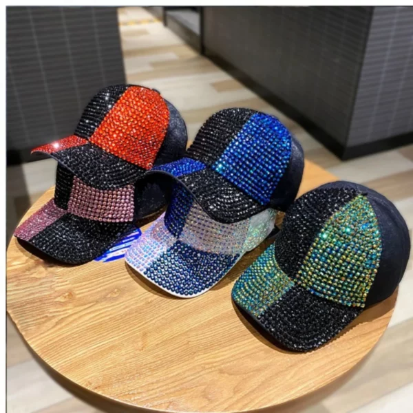 Strass Baseball Cap Mannen Snapback Cap Vrouwelijke Mannelijke Vizieren Zonnehoed Mode Zonnebrandcrème Sport Cap Fancy Unieke Strandhoed Buiten