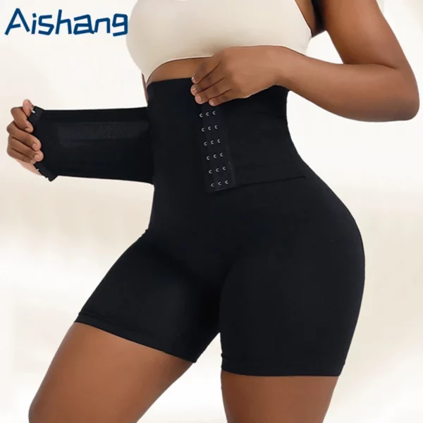 Shapewear voor Vrouwen Tummy Controle Body Shaper Fajas Shorts met Haak Butt Lifter Slipje Hoge Taille Ondergoed Afslanken Slipje