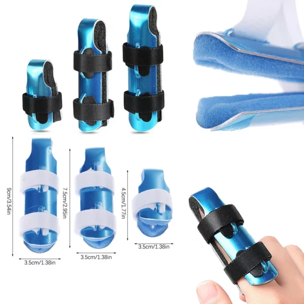 Hamer Aluminium En Schuimsteun Brace Vinger Spalk Hand Trigger Gebroken Vinger/Verstuiking/Breuk/Pijnverlichting/Gezamenlijke Immobilisatie