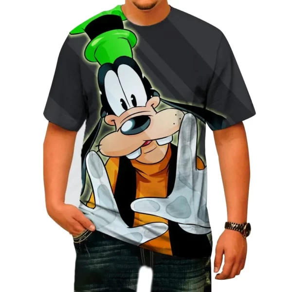 Mannen Vrouwen Disney Goofy Print T-shirts Mannen Kindermode Voor Mannelijke T-shirts Ronde Hals Disney T-shirt Korte Mouw Tops Plus Size