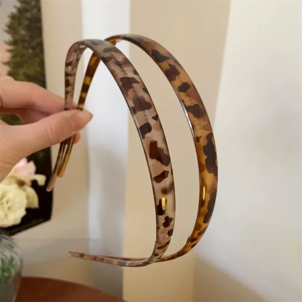 Nieuwe Luxe Azijnzuur Print Haarbanden Voor Vrouwen Zoet Haar Ornament Premium Sense Hoofdband Haar Hoepel Mode Haaraccessoires