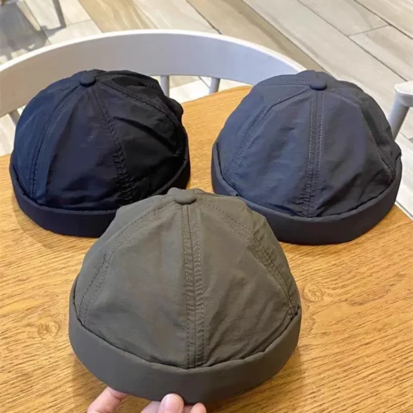 Quick Drying Breathable Fishing Hat Thin Brimless Men's And Women's Hats Watermelon Hats Trendy Men's American Work Clothes Hats