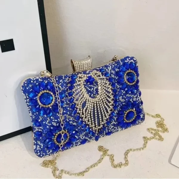 Diamanten ketting banketfeest handtas Mode Veelzijdige prachtige lippenstift schoudertas Lichte luxe nachtclub diagonale schoudertas
