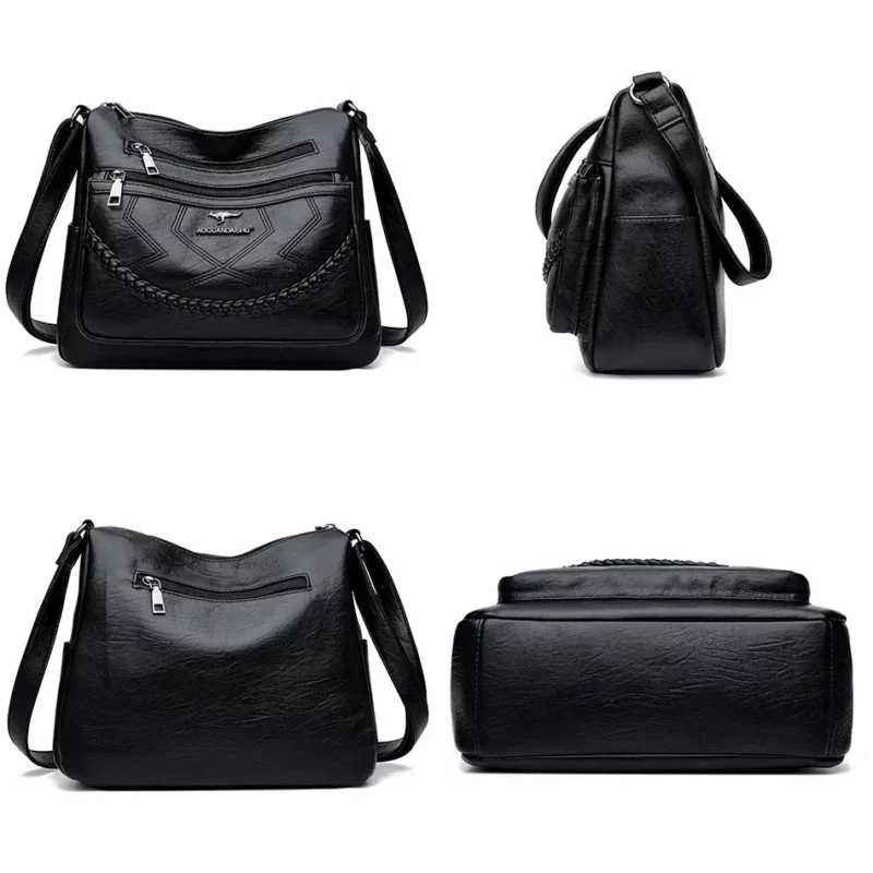 Zacht PU-leer Luxe handtassen Portemonnees Damestassen Designer Schoudertas Crossbody Tas voor dames Merk 2023 Trend Messenger Bags - Image 5