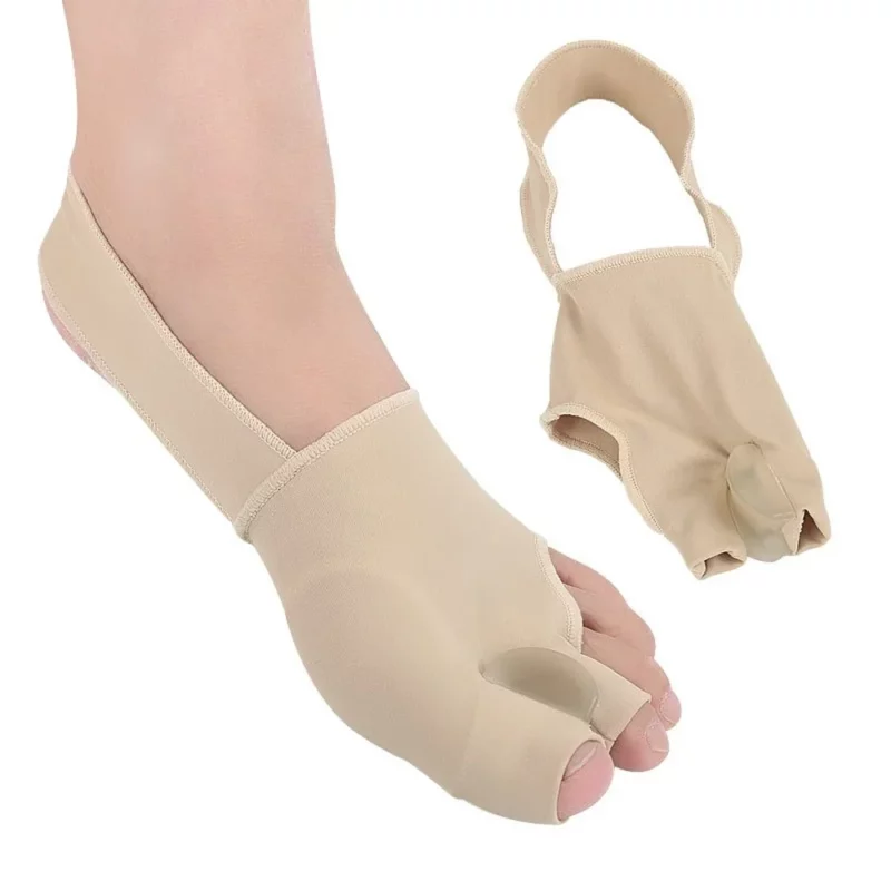 1 paar Grote Teenbeschermer Verstelbare Unisex Zachte Pedicure Sokken voor Eeltknobbels Hallux Valgus Orthopedische Bandage Voetverzorging Teen Correc - Image 3