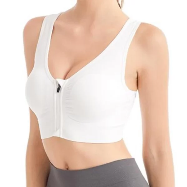 Running Fitness Sportbeha Ritssluiting Damesondergoed Schokbestendig zonder beugel Bralette Ademende naadloze beha