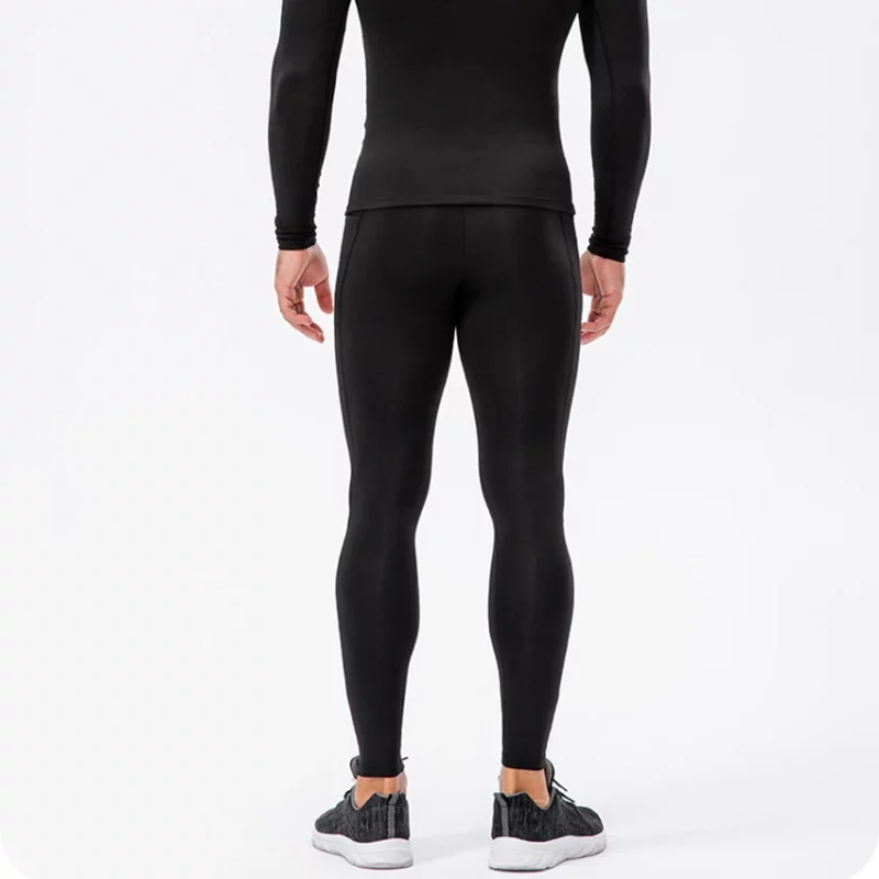 Compressiebroek voor heren Hardloopsportlegging Mannelijke trainingsbroek Broek Joggingtraining Sneldrogende fitnesslegging - Image 2