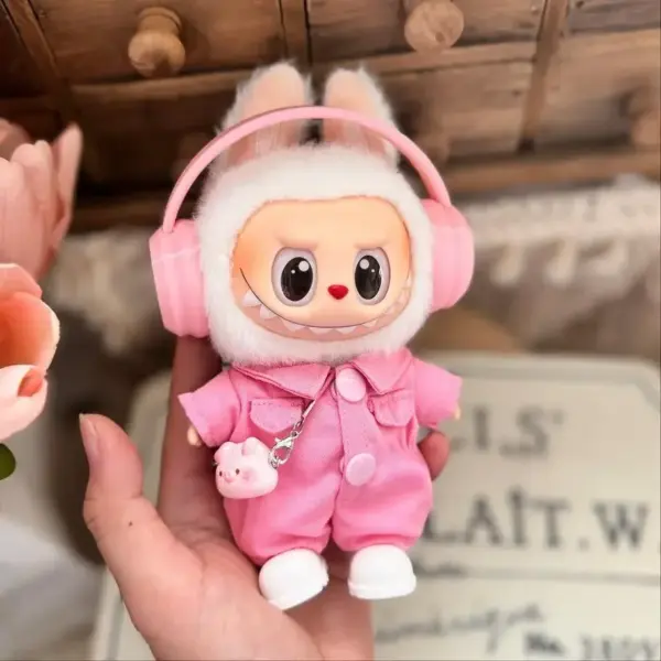 Labubu Cherry Outfit (voor Ropa Labubu) • Voor 17 cm 3.0 l
